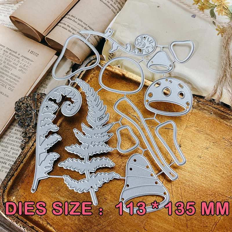 Panalisacraft śliczne rośliny grzyby wykrojniki do metalu szablony dla DIY Scrapbooking/album dekoracyjne tłoczenie DIY karty papierowe