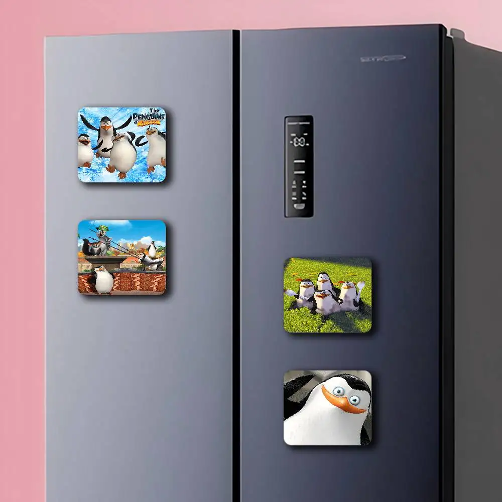 لطيف P-البطريق من M-Madagascar شخصية المغناطيس شخصية كرتونية المغناطيس الإبداعية الثلاجة الديكور جمع الهدايا #2