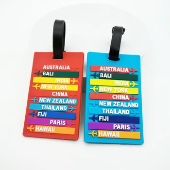 1 STKS Bagagelabel Reizen Leuke Koffer Bagagelabel Cartoon ID Adres Houder Reizen Bagage Label Accessoires