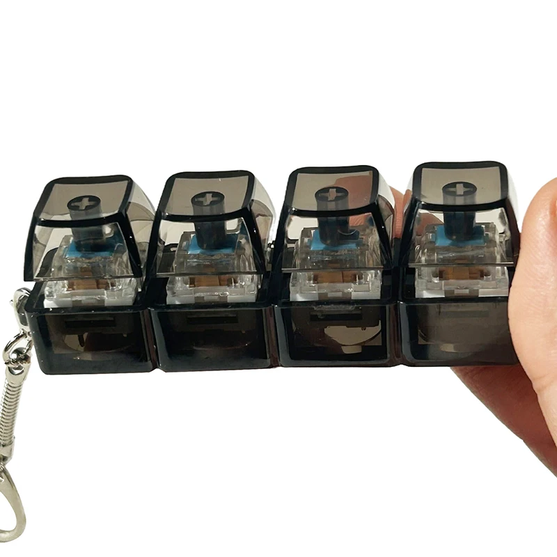 4/9 مفاتيح الميكانيكية لوحة المفاتيح محور تستر LED لوحة المفاتيح مفتاح لعبة الإجهاد الإغاثة DIY بها بنفسك تململ زر Keycap تململ المفاتيح اللعب هدية #5