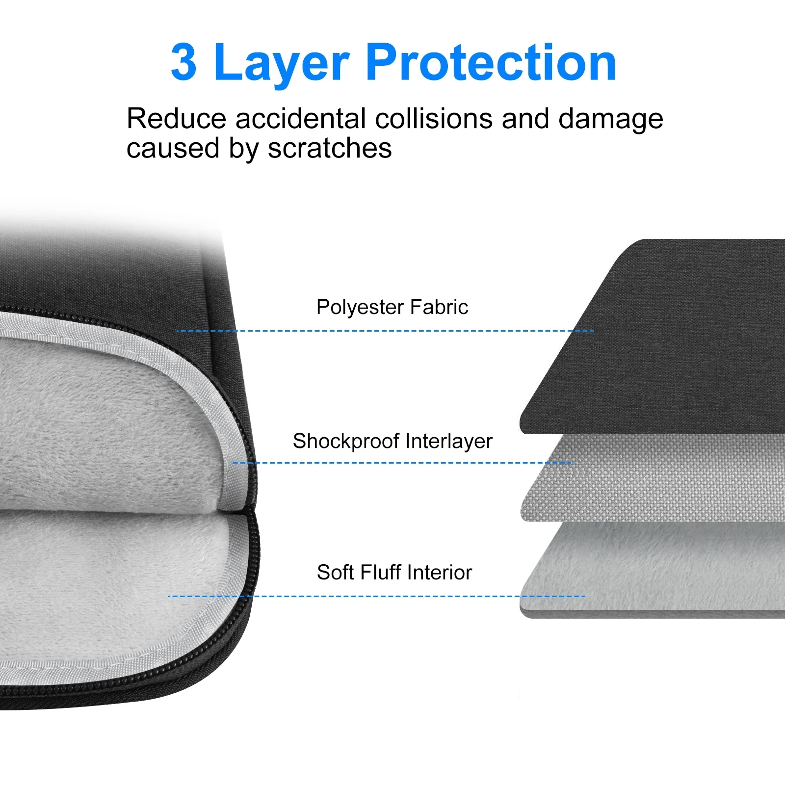 حقيبة يد مقاومة للماء حقيبة كمبيوتر محمول كم الكمبيوتر المحمول 12.5 14 15 15.6 16.7 بوصة لماك بوك برو HP أيسر Xiami ASUS لينوفو حقيبة كمبيوتر