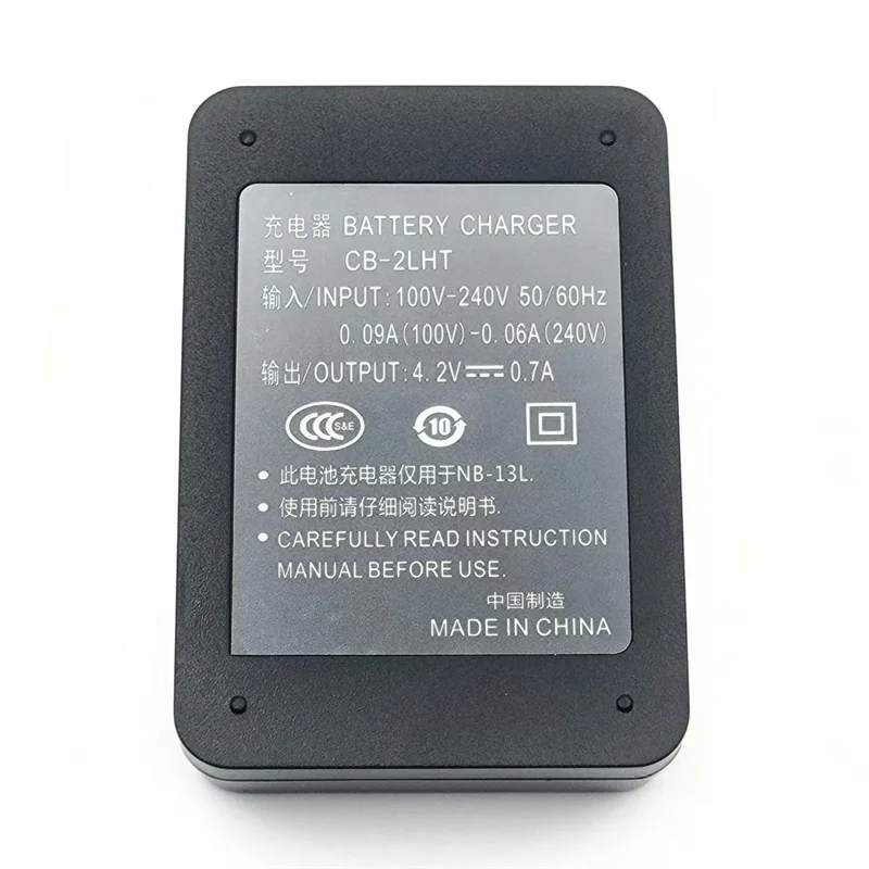 NB-13L Battery Charger CB-2LHT For Canon PowerShot G5XII G5X G7X G7X MarkII G7X MarkIII G9X MarkII G9X SX620HS SX720HS SX730HS