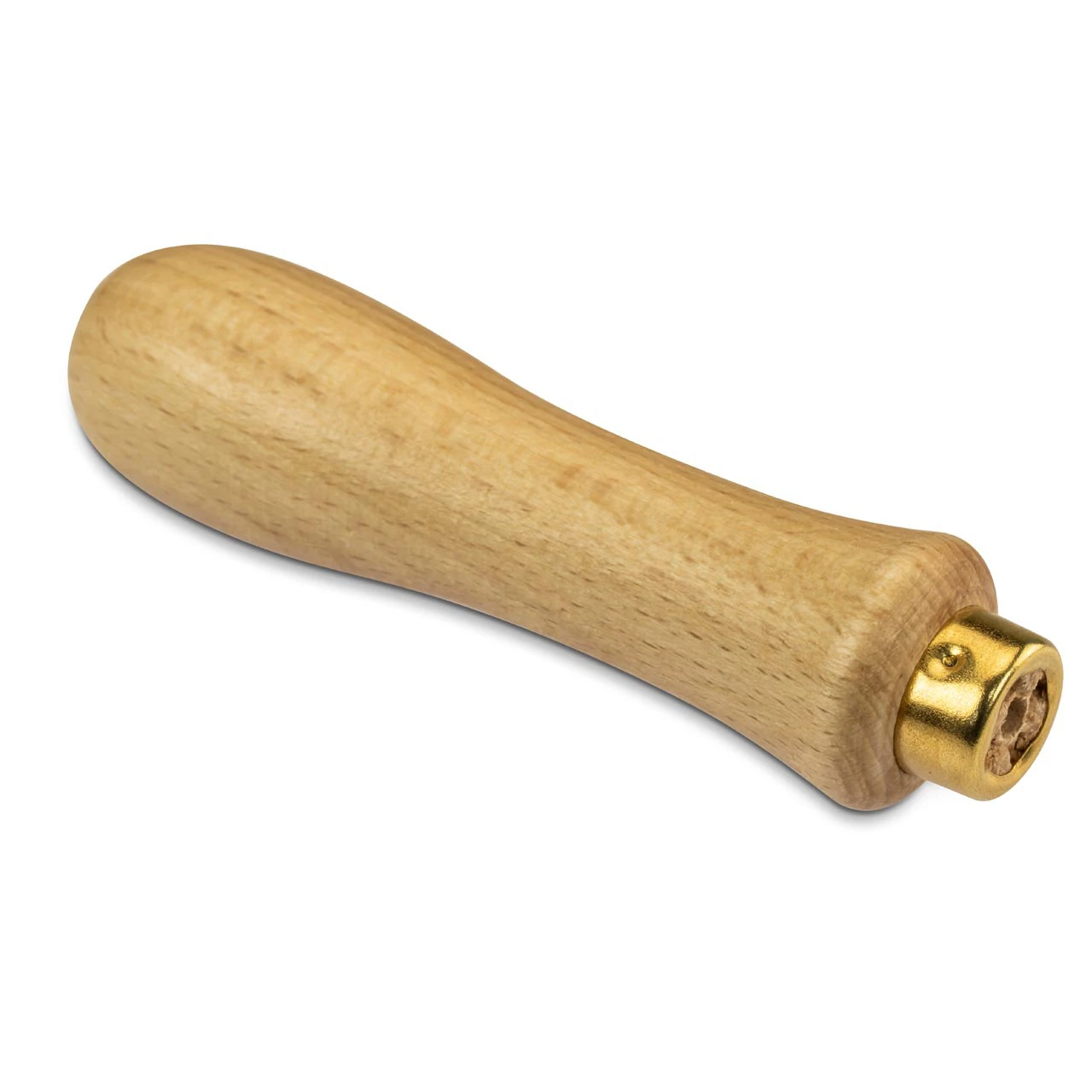 ASIC 4.3" Wooden File Handle PEFC Beech Wood Metal Ferrule for 5" 6" Hand Files Jewelers Supply File Accessory