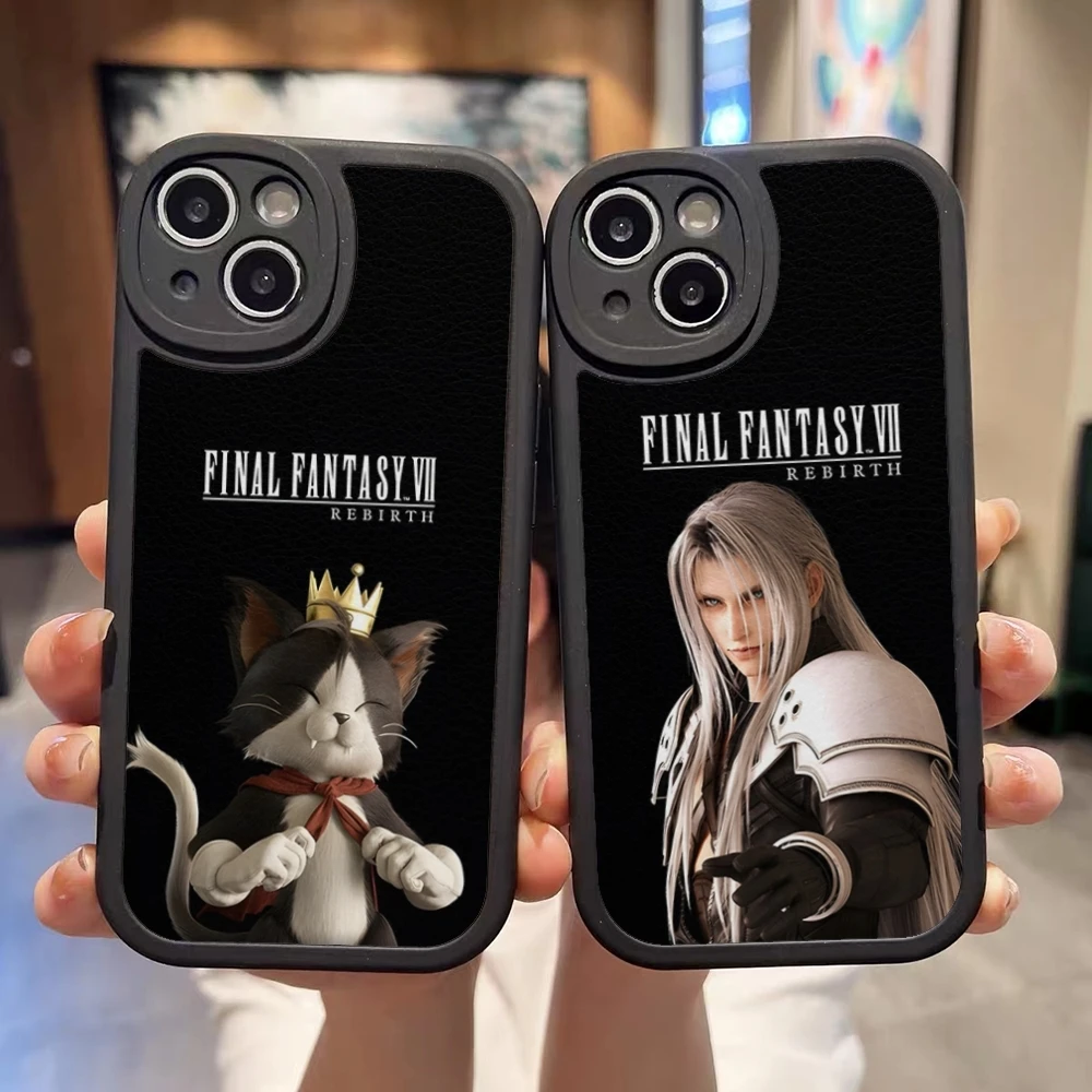 Final Fantasy Sephiroth Phone Case For Iphone 16 Pro Max 14 Pro 15 Plus 11 13 12 Mini X Xr Xs 7 8 SeLambskin Cover