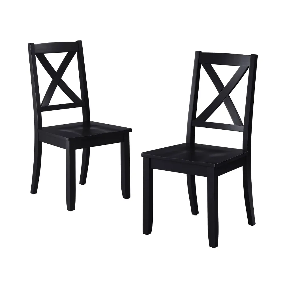 

Dining Room Chairs for Dining Table Free Shipping Black Set of 2 Dinette Furniture Modern Chair Kitchen Living Dinning Home