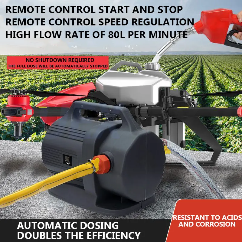 

12V/24V/48V High Pressure Diaphragm Pump Unmanned Aerial Vehicle Dosing Pump Gun Shutdown Self Stopping Chemical Dosing Pump
