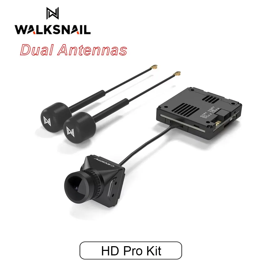 

Caddx Walksnail Avatar HD Pro Kit Dual Antennas Version 1080 120fps for FPV Freestyle Drones DIY Parts