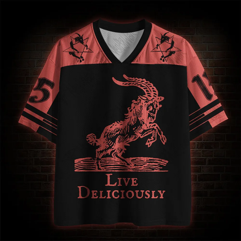 2026 New Nordic Mythical Theme Sports Fashion Short Sleeve V-neck Street View Clothing Mythical Fan Gifts T-shirt   Halloween