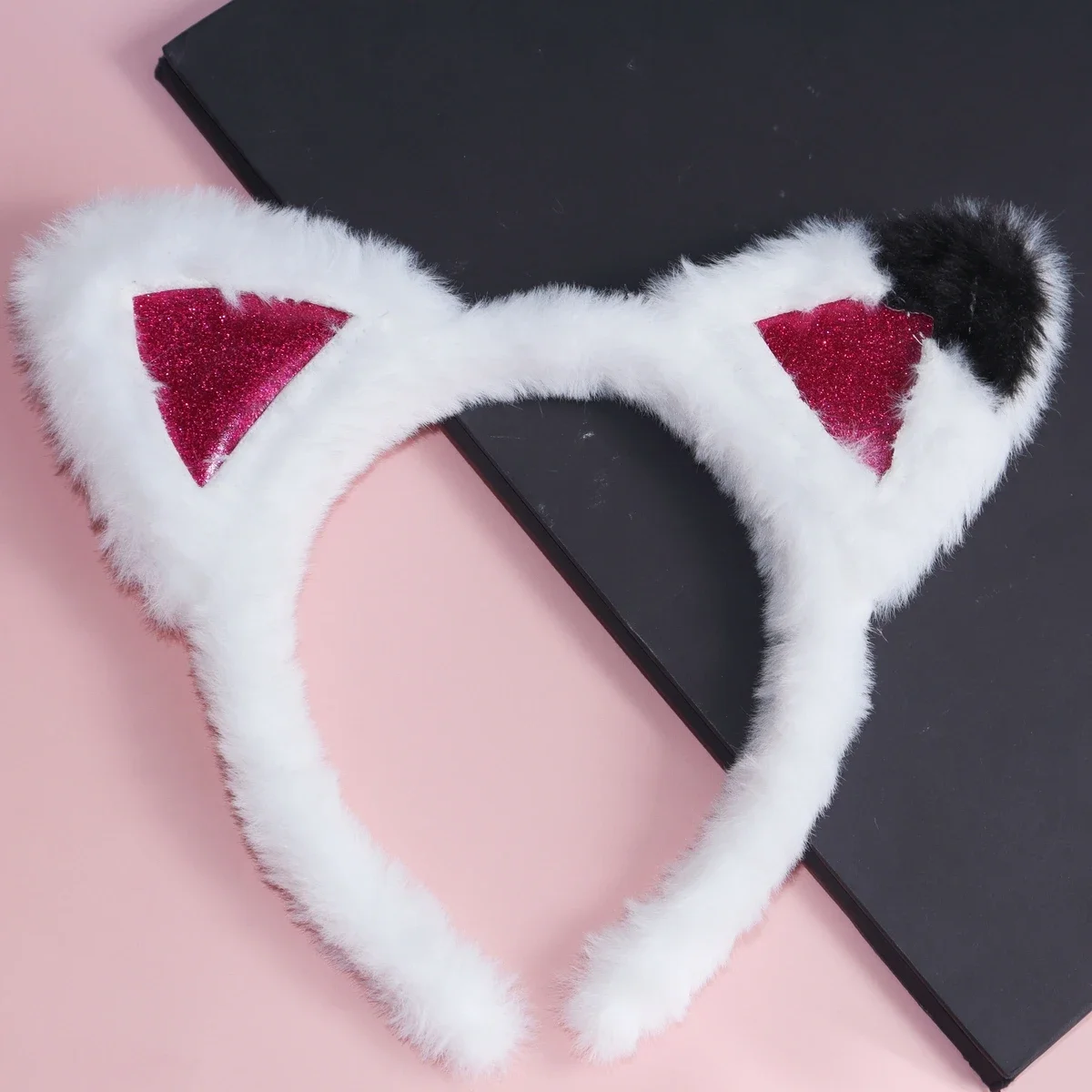 

Gabby Dollhouse Headband Lovely Kitten Cat Ears Plush Hair Hoop Cosplay Anime Character Hairband Girl Halloween Christmas Gift