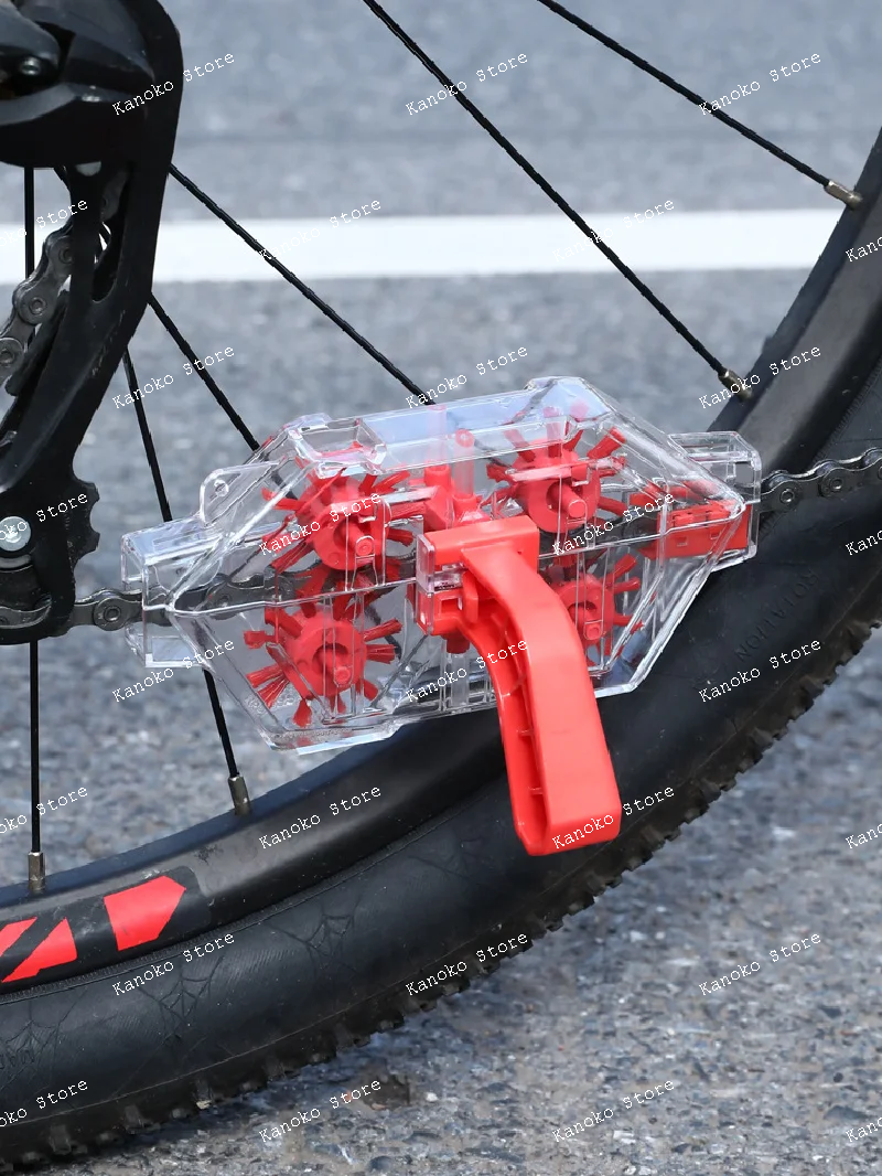 

Bicycle Chain Cleaner Transparent Visualization Immersion Chain Cleaner Road Bike Cleaning Riding Equipment