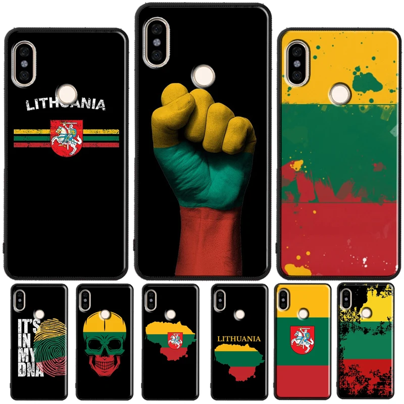 Fashion Lithuania Flag For Redmi Note 11 Pro Phone Case For Redmi Note 10 Pro 7 8 9 Pro 10S 9S Redmi 10 9A 9T 9C