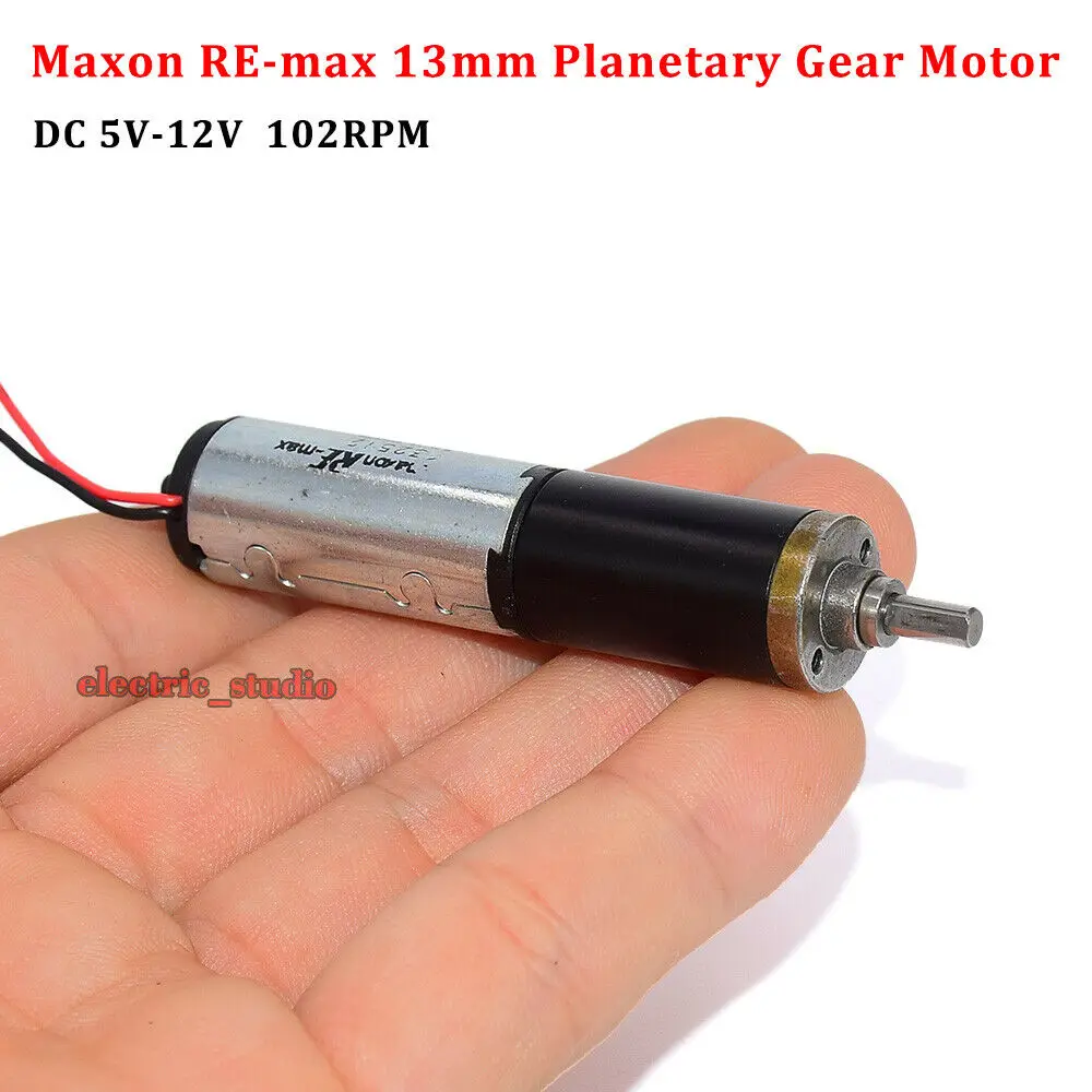 Swiss Maxon RE13 Mini 13mm Coreless Gear Motor DC 5V-12V Slow Speed Planetary Full Metal Gearbox Efficiency Gear Motor DIY Robot