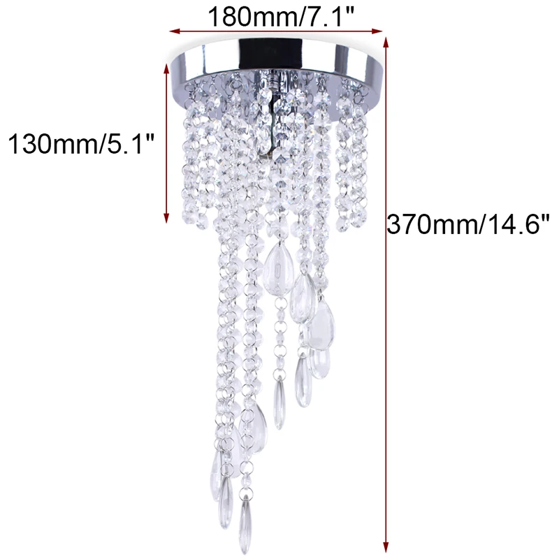 Imagem -06 - Modern Frixchur Crystal Pendant Chandelier Lâmpada do Teto Home Applianc Decoração do Quarto Pequeno Mini Simples Estudo Escada Novo E27 2023