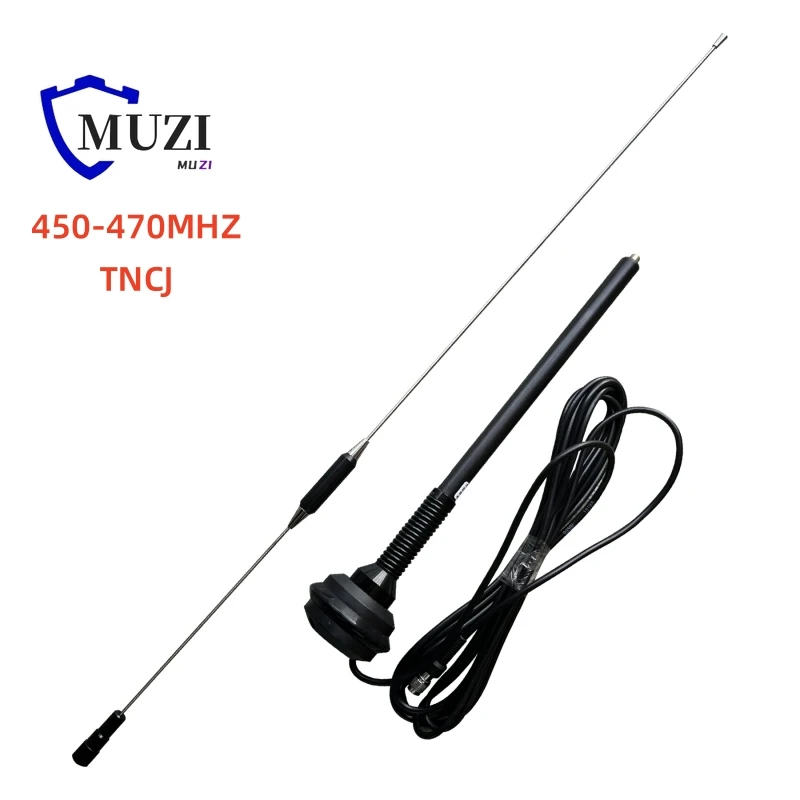 450-470MHZ TNCJ Whip Antenna Radio Connector Cable for Trimble Surveying Station Instrument GPS 5M Length High Frequency Antenna