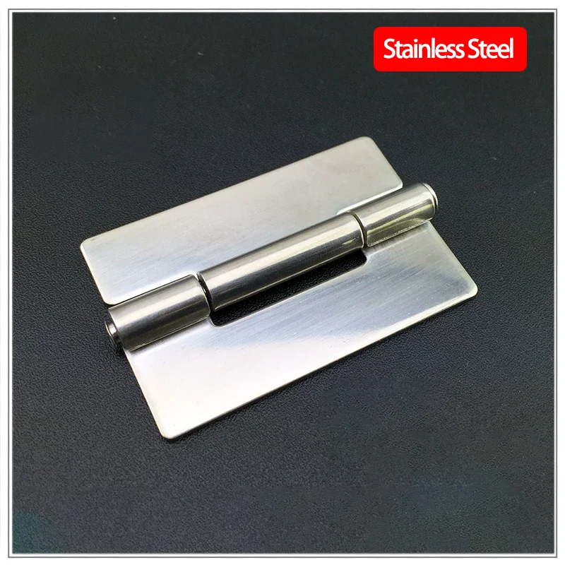 

304 Stainless Steel Hinge 2-inch Holeless Welding 50*32 Hinge Industrial Equipment Cabinet