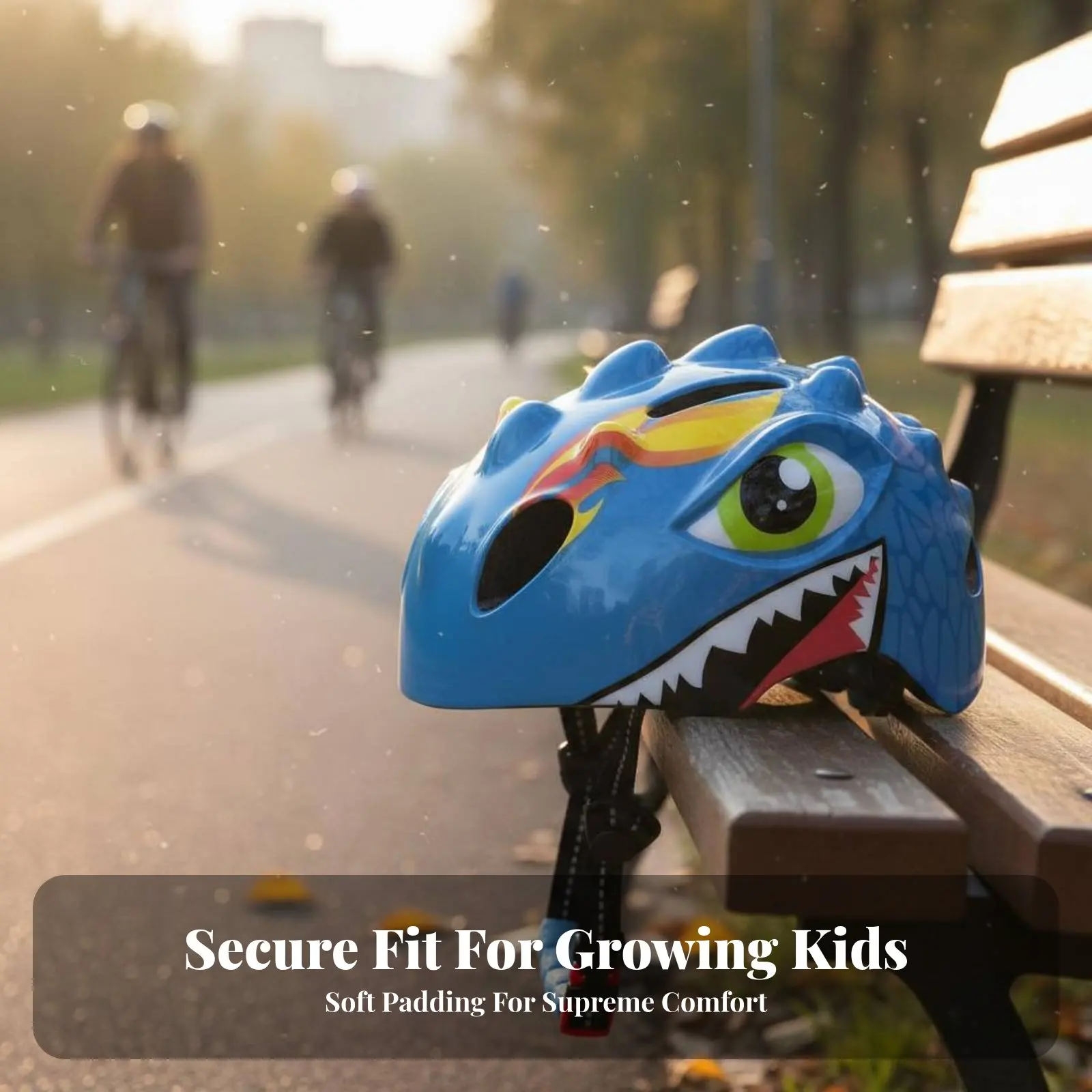 

Детский велосипедный шлем с мультяшным динозавром, универсальный, дышащий, безопасный, спортивный, с объемным дизайном для детей