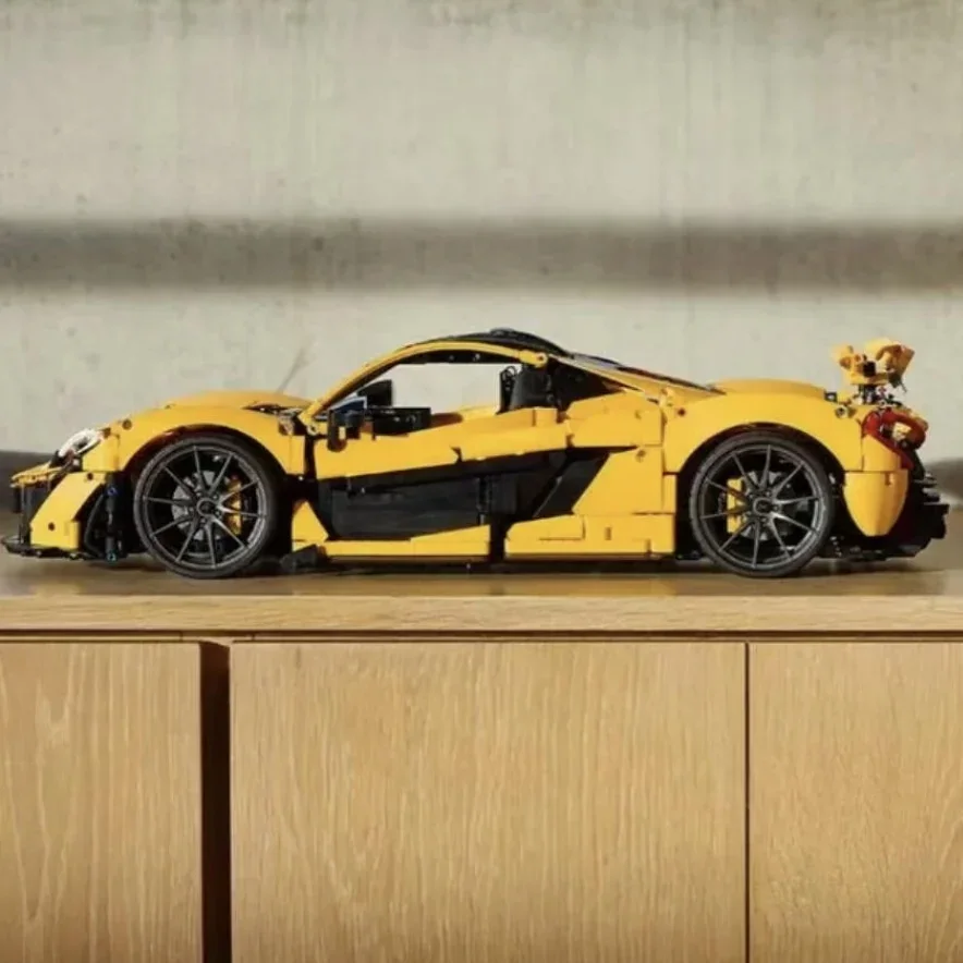 3893 Uds. Bloques de construcción técnicos MOC McLaren P1 modelo Compatible con 42172 coche deportivo de juguete para adultos regalo de Navidad para niños