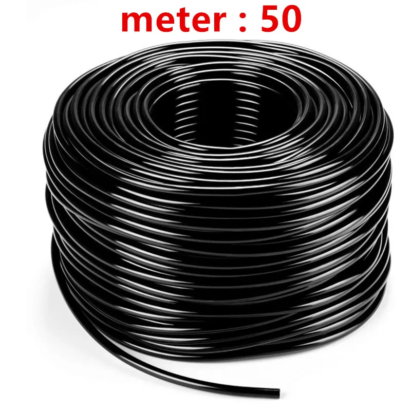50m Gartenbewässerungsschlauch 4/7mm PVC Mikrobewässerungsrohr Tropfbewässerungsschlauch Sprinkler 1/4'' Rasen Balkon Gewächshaus – Detail 8