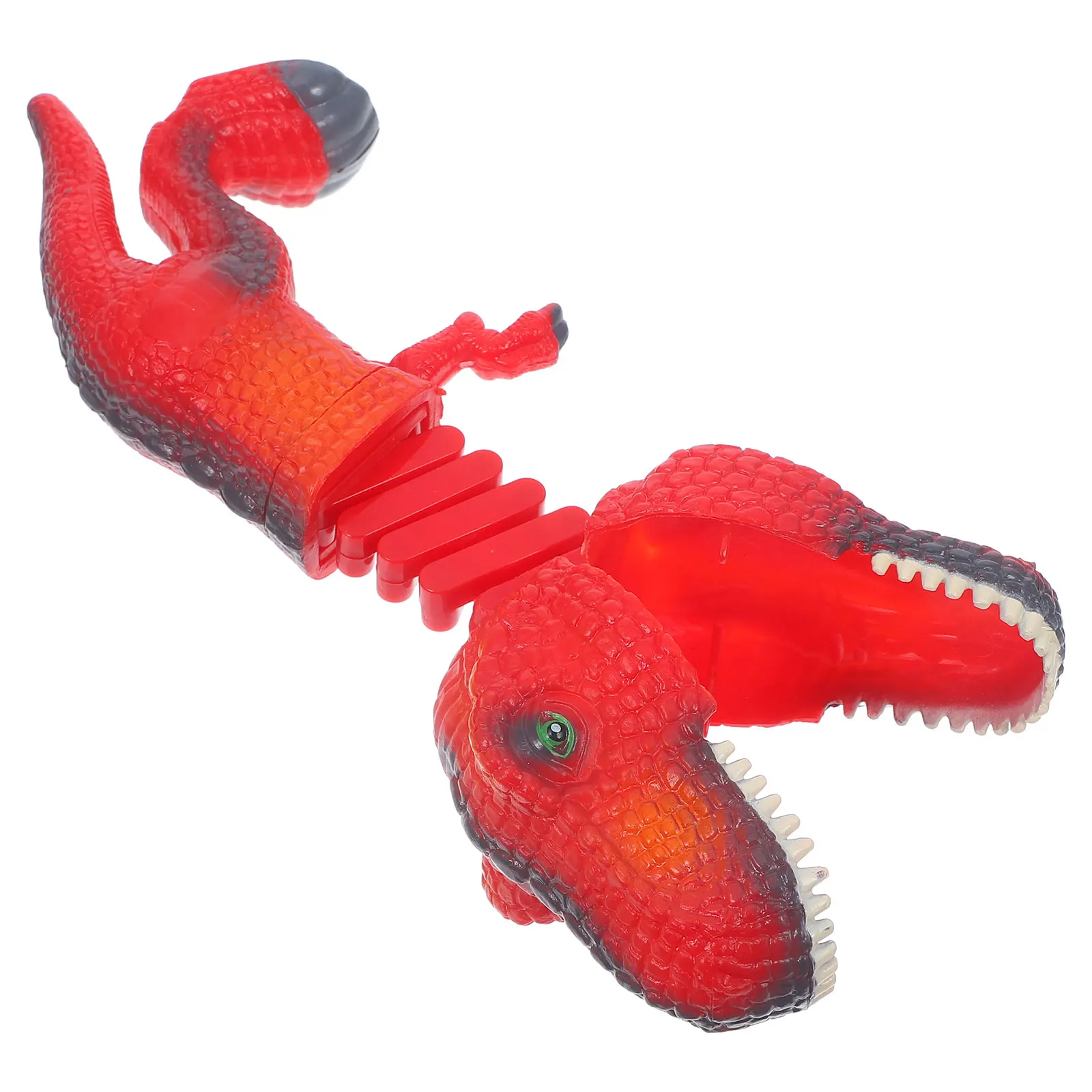 Simulazione Dinosauro Trigger Primavera Telescopico Grabber per Bambini Gioco di Festa Scherzo Retrattile Divertente Gioco Interattivo