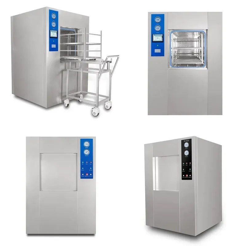 26 VST-0.6 600 Liter Sliding Door High Pressure Steam Sterilizer Pulse Vacuum Autoclave Double Door Pulse Vacuum Autoclave