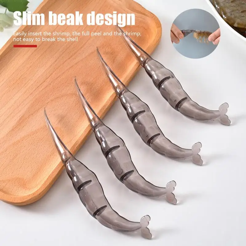 Shrimp Deveiner And Sheller Portable Shrimp Peeling Tool Crayfish Shelling Device Lightweight Shrimp Stripping Tool Shrimp Shell