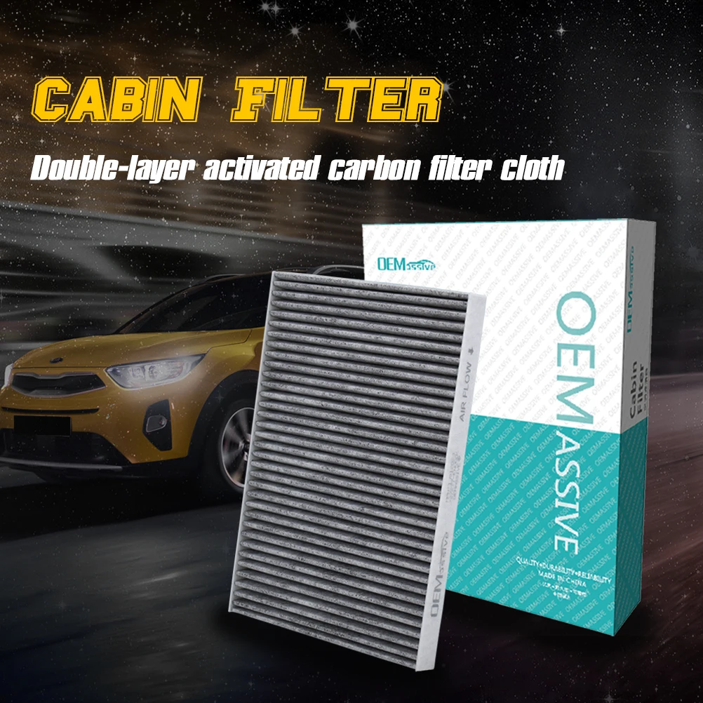 Car Activated Carbon Cabin Air Conditioning Filter For Nissan Dualis Qashqai J10 Sentra B16 X-Trail T31 2009 2010 2011 2012 2013