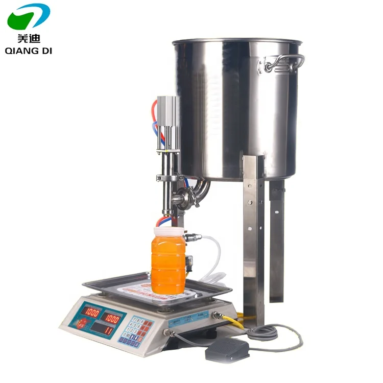 Small Pneumatic Home Use Liquid Tahini Cosmetic Honey Filling Machine/oil Filler