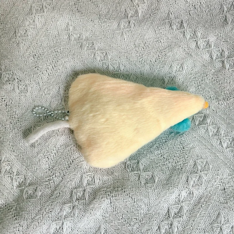 Interesting Pizza Mouse Plush Toys Soft Stuffed Mini Cartoon Mouse Toys Funny Tasty Pizza Keychain Bags Decor