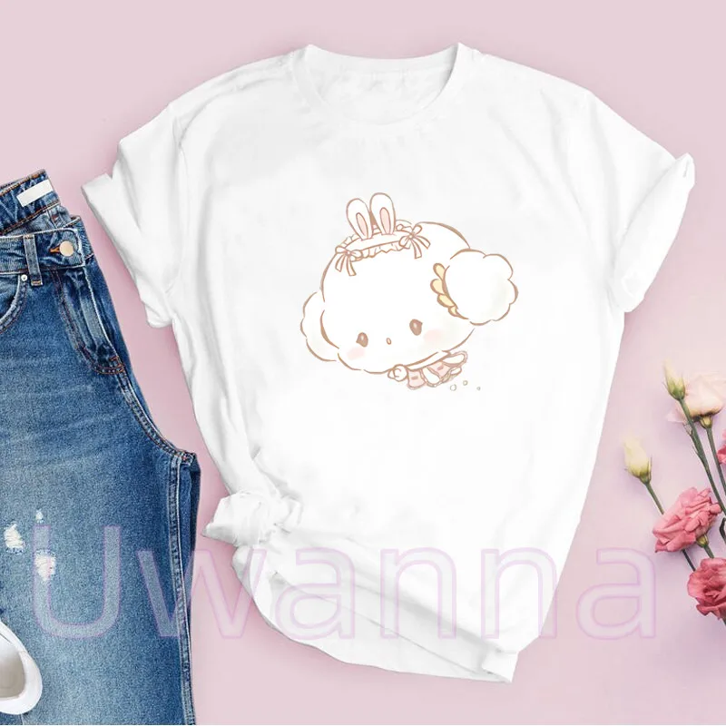 Summer Women Cogimyun Tshirt Print Wheat Korean Cute Harajuku Cartoon Short-sleeved Tshirt Young Girls Kawaii Tee Shirts