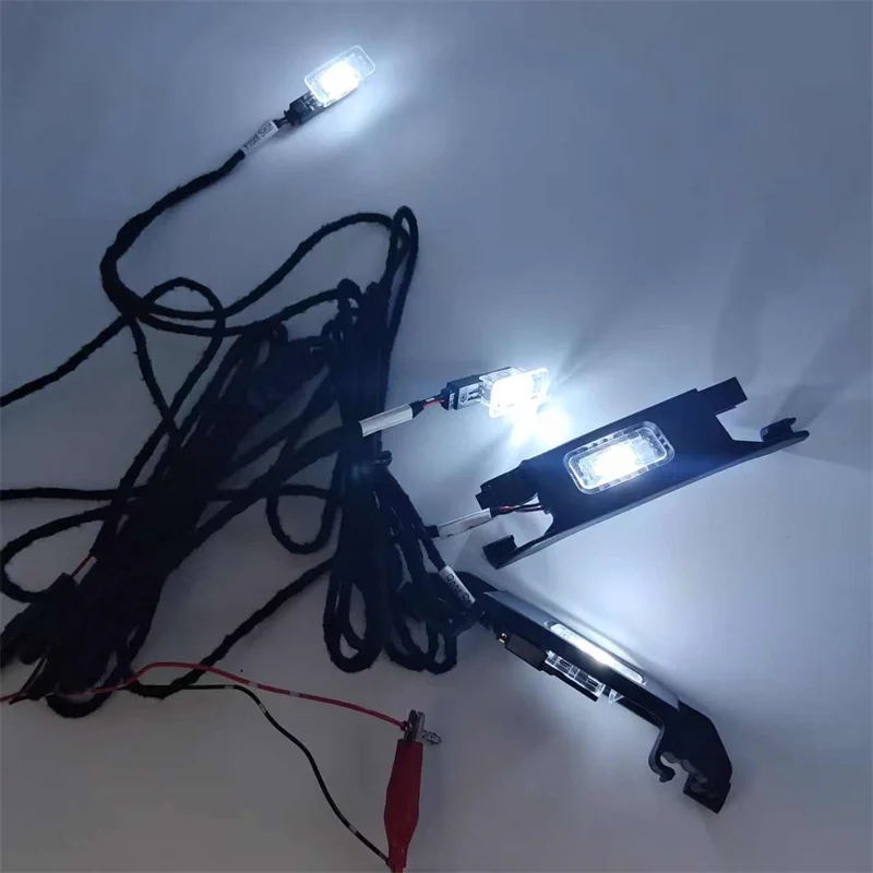 4-teiliges LED-Fußraumbeleuchtungsset mit Kabel, Innenraum-Fußlampe für VW T-ROC Jetta Polo T-Cross Enyaq ID4 ID3 Tayron Talagon – Detail 19