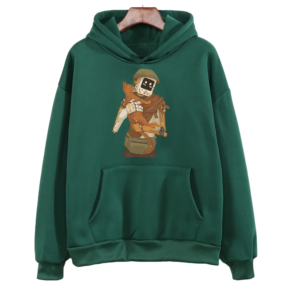 Verdwaalde Game Momo En Kat Hoodie Kawaii Cartoon Grafische Print Sweatshirts Voor Meisjes Vrouwen/Mannen Lange Mouw Herfst Truien koreaanse