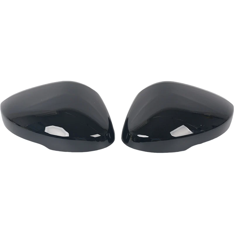 

For Honda Civic 11th 2022 2023 2024 2025 2026 Carbon Fiber Style Rear View Side Mirror Cover Trim Glossy black Rearview Caps