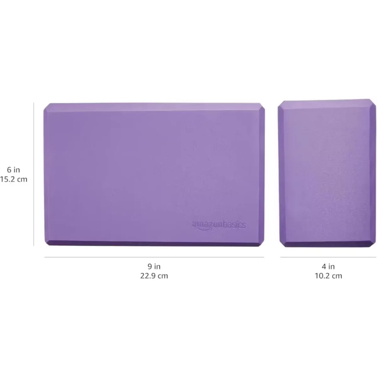 경량 요가 블록, 여행용 헬스장용 휴대용 스트랩 포함, 블루