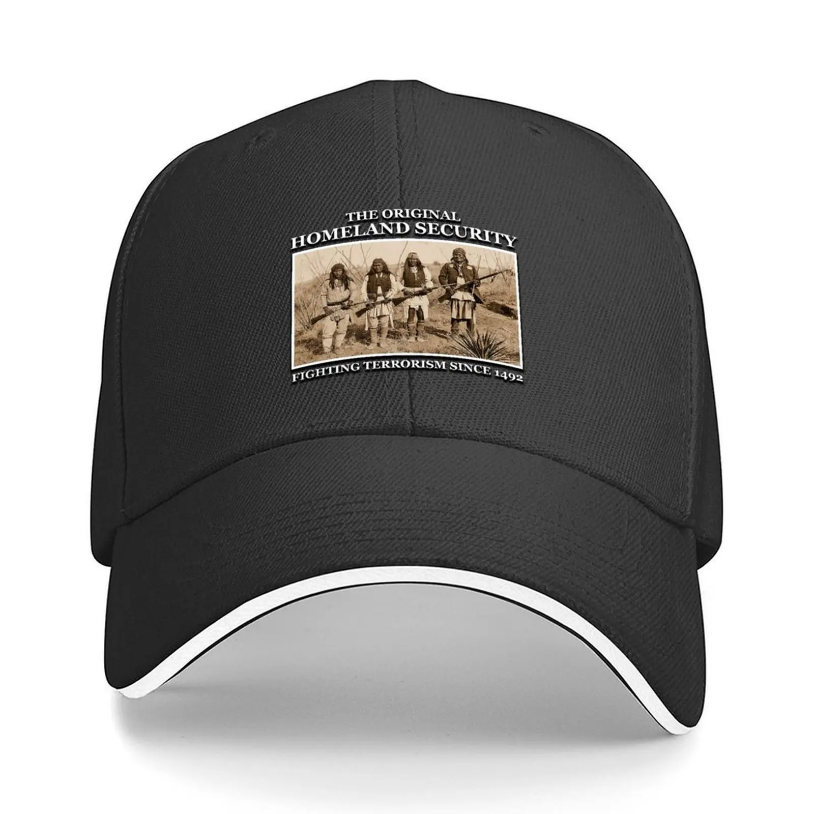 

The Original Homeland Security Novelty Native American Gift Baseball Cap Trucker Hat hiking hat Horse Hat Women Hats Men's