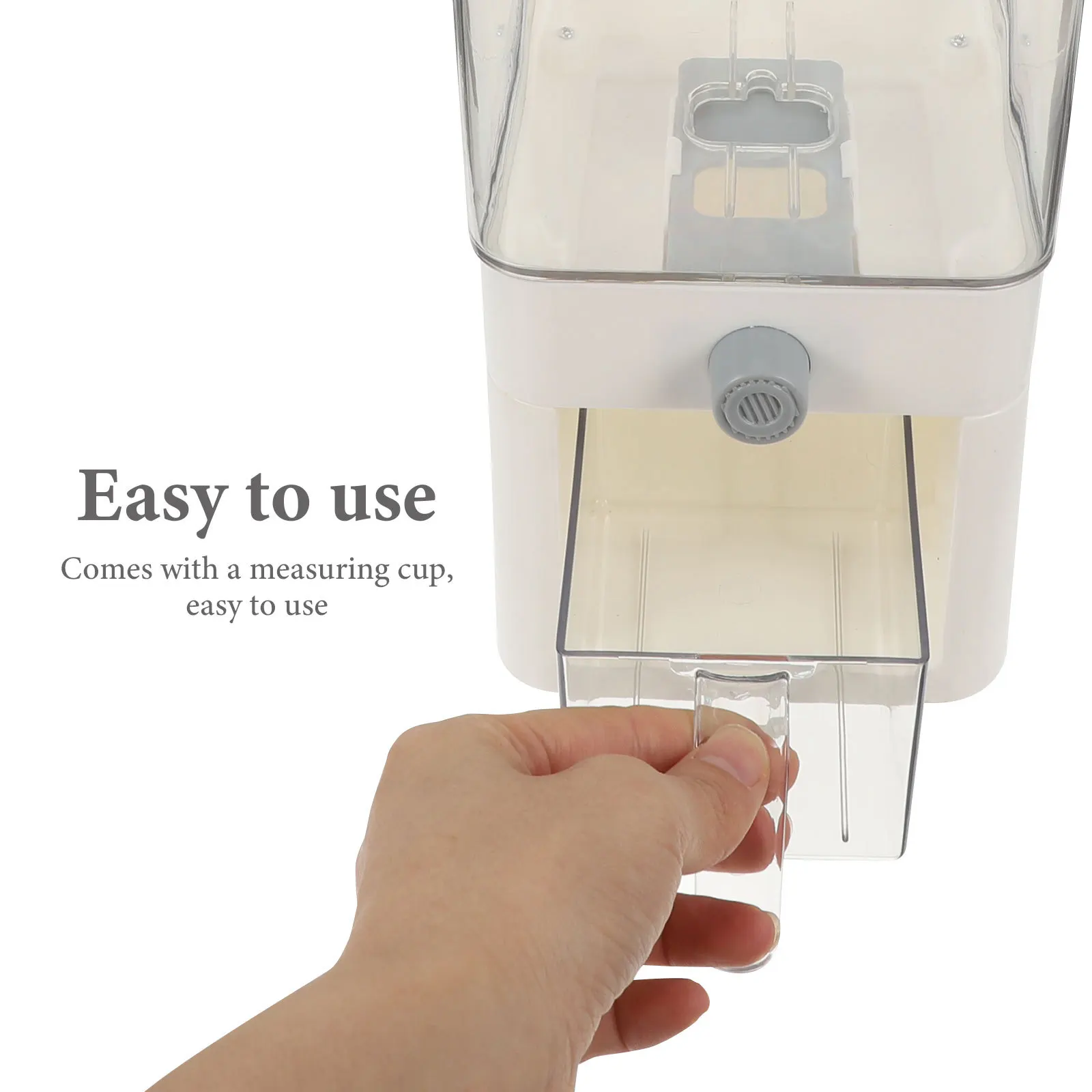 

Rice Dispenser 3.75L Premium Pet PP Material Large Opening Dry Food Storage Container Grain Lentils Beans Cereal