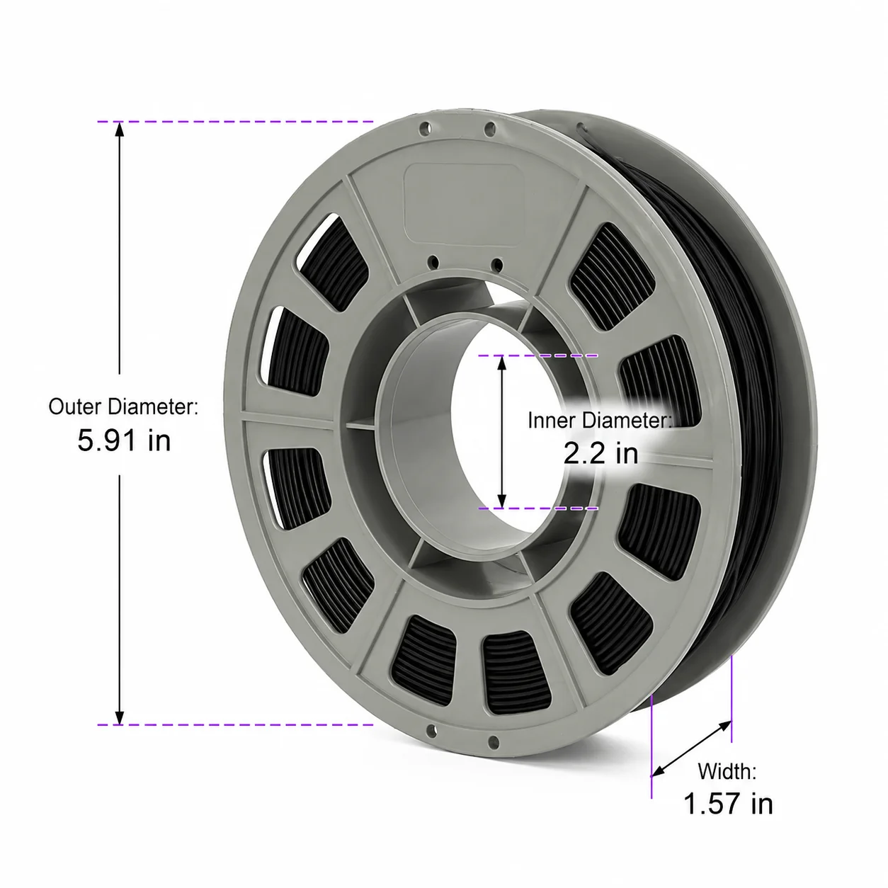 PLA-CF10/PETG-CF10 3D Printing Filament 1.75mm 300g Carbon Fiber PETG High Toughness Heat Resistant Precision Dimensional Stability FDM 3D Printer Material