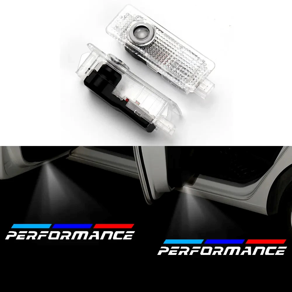 2Pcs LED Welcome Light Car Door Projector Lamps Accessories For BMW E90 E91 E92 E93 E60 E61 F10 F20 F07 E63 E64 F12 F13 F30 E87