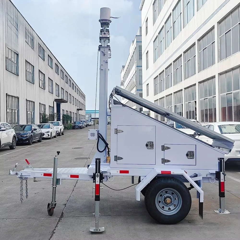 Bild 6: Grüne Solar-Anhänger, Solargenerator-Systeme, Solar-Beleuchtungsturm