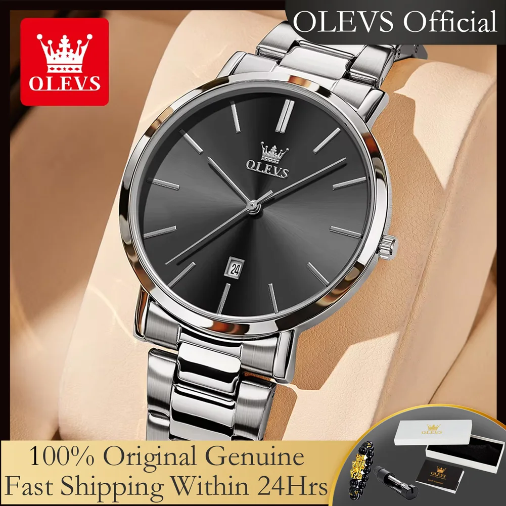 OLEVS TY701 Original Exclusive Quartz Watch for Men Calendar Waterproof Anti-Scratch Mens Wristwatch Minimalist Luxury Man Watch