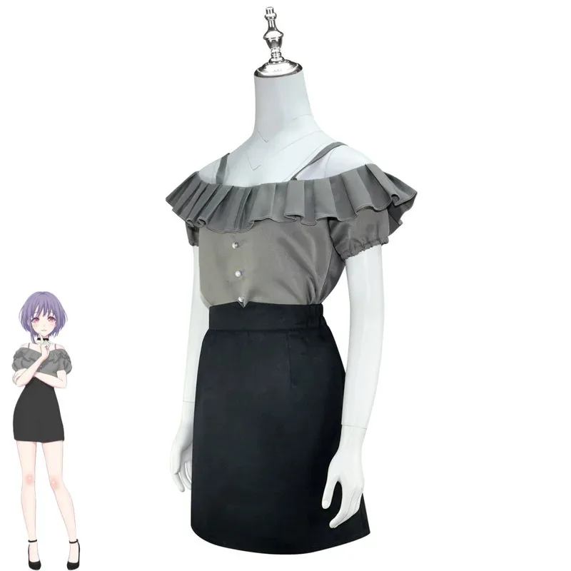

COSda@Anime BanG Dream! Ave Mujica Nyamu Yutenji Cosplay Costume Amoris Off Shoulder Tops Skirt Wig Woman Sexy Daily Leisure Sui