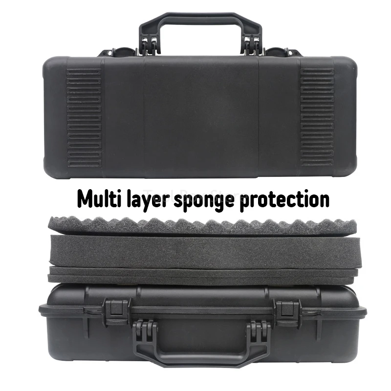 Shockproof Portable Toolbox Waterproof Hard Case Plastic Protective Safety Tool Box Organizer Precision Instrument Case Suitcase