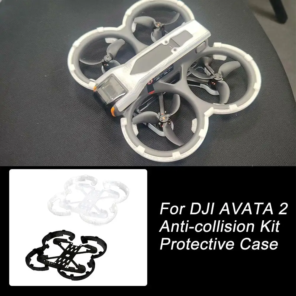 Antik ollisions satz für dji avata 2 Propellers chutz Aufpralls chutz abdeckung Karosserie Top Chassis Gehäuses chutz Drohne Accessori g3p2