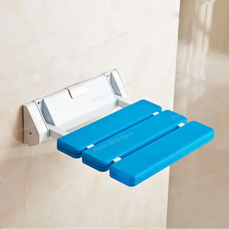 Bathroom Folding Seat Shower Wall Mounted Elderly Accessible Portable Armchair Stool Foldable Chair bathroom Stool