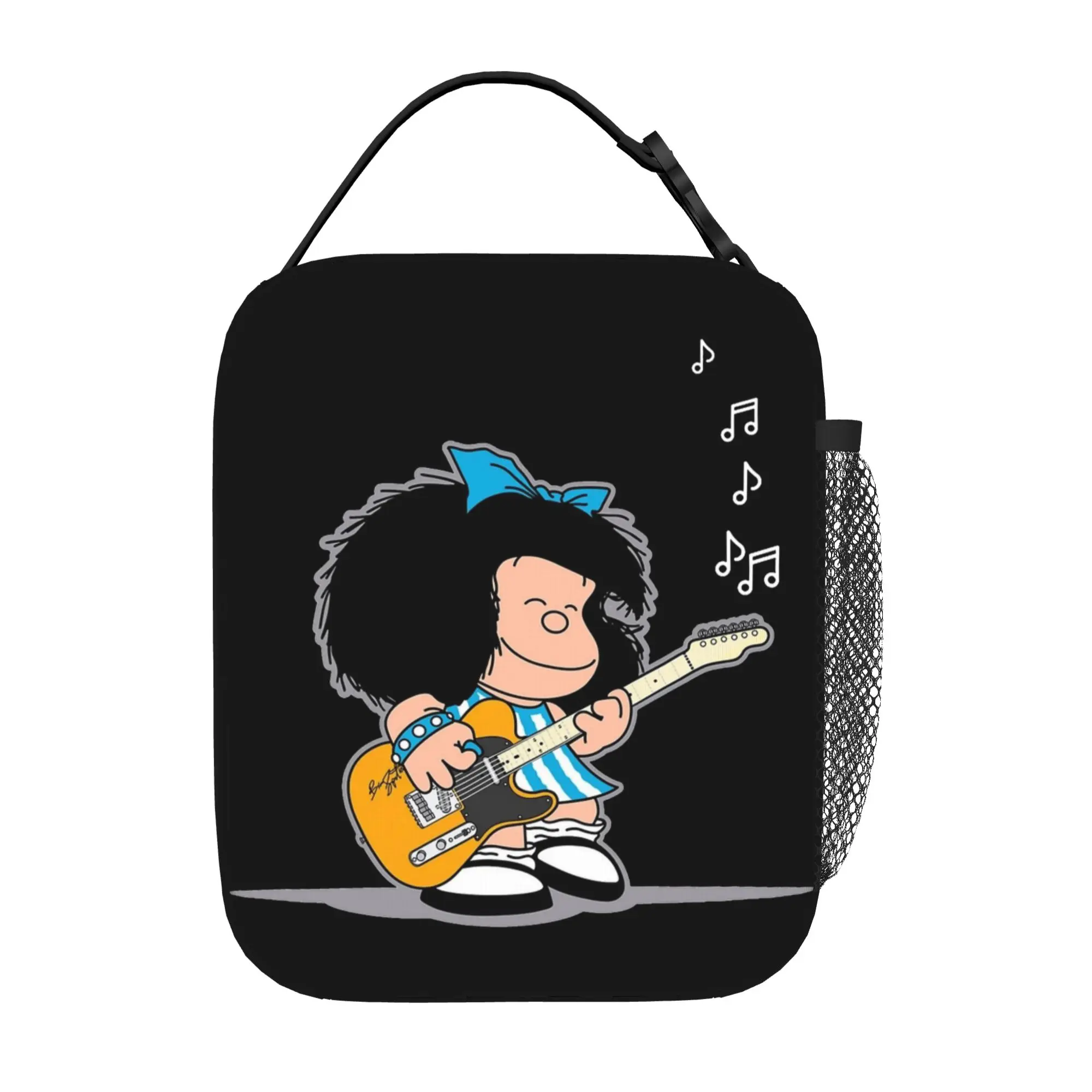 Cartoon M-Mafaldas Thermal Insulated Lunch Bag for Office Comics Portable Food Container Bags Cooler Thermal Food Box
