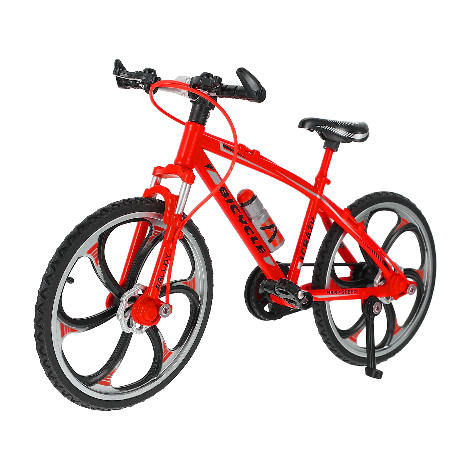 دراجة إصبع محمولة صغيرة من خليط معدني بأطراف الأصابع للأطفال والكبار هدية لتخفيف التوتر وحفلات أعياد الميلاد لعبة تدريب الأصابع لسطح المكتب