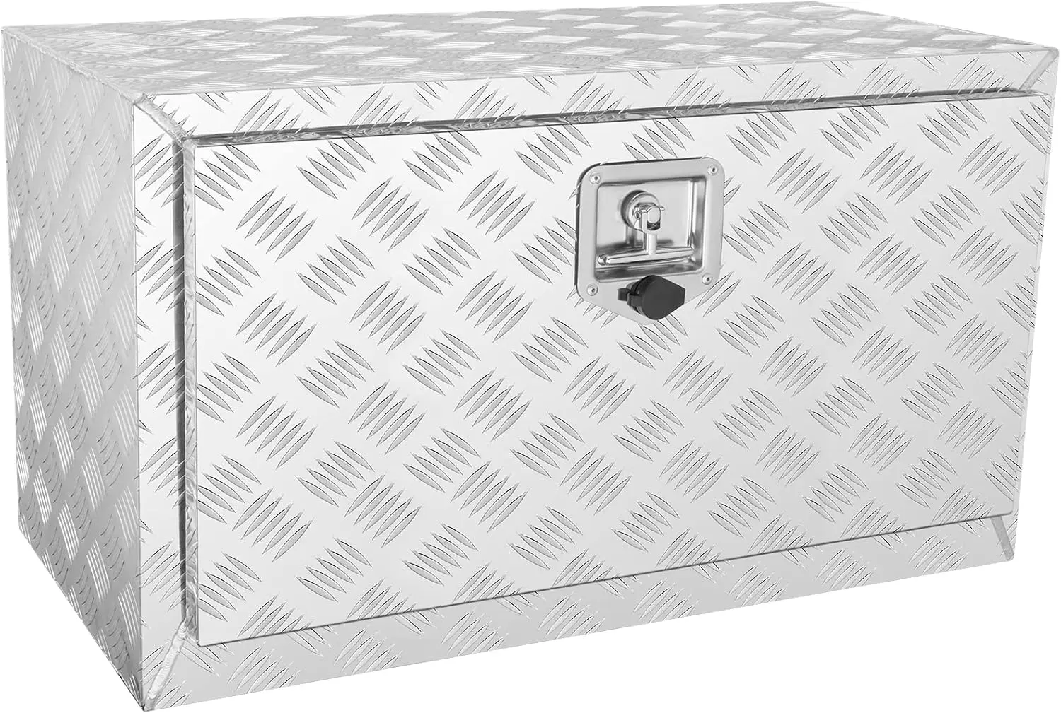 

Underbody Truck Box 30x14x16 Aluminum Diamond Plate Tool Box with Lock and Keys Waterproof Storage for Truck Van Trailer