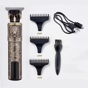 ماكينة قص الشعر الكهربائية للرجال المهنية الحلاق شاشة LCD HairTrimmer ماكينة حلاقة خمر ولاعة T9 أفضل 12 مبيعات أخف وزنا للنساء عاريات - No3