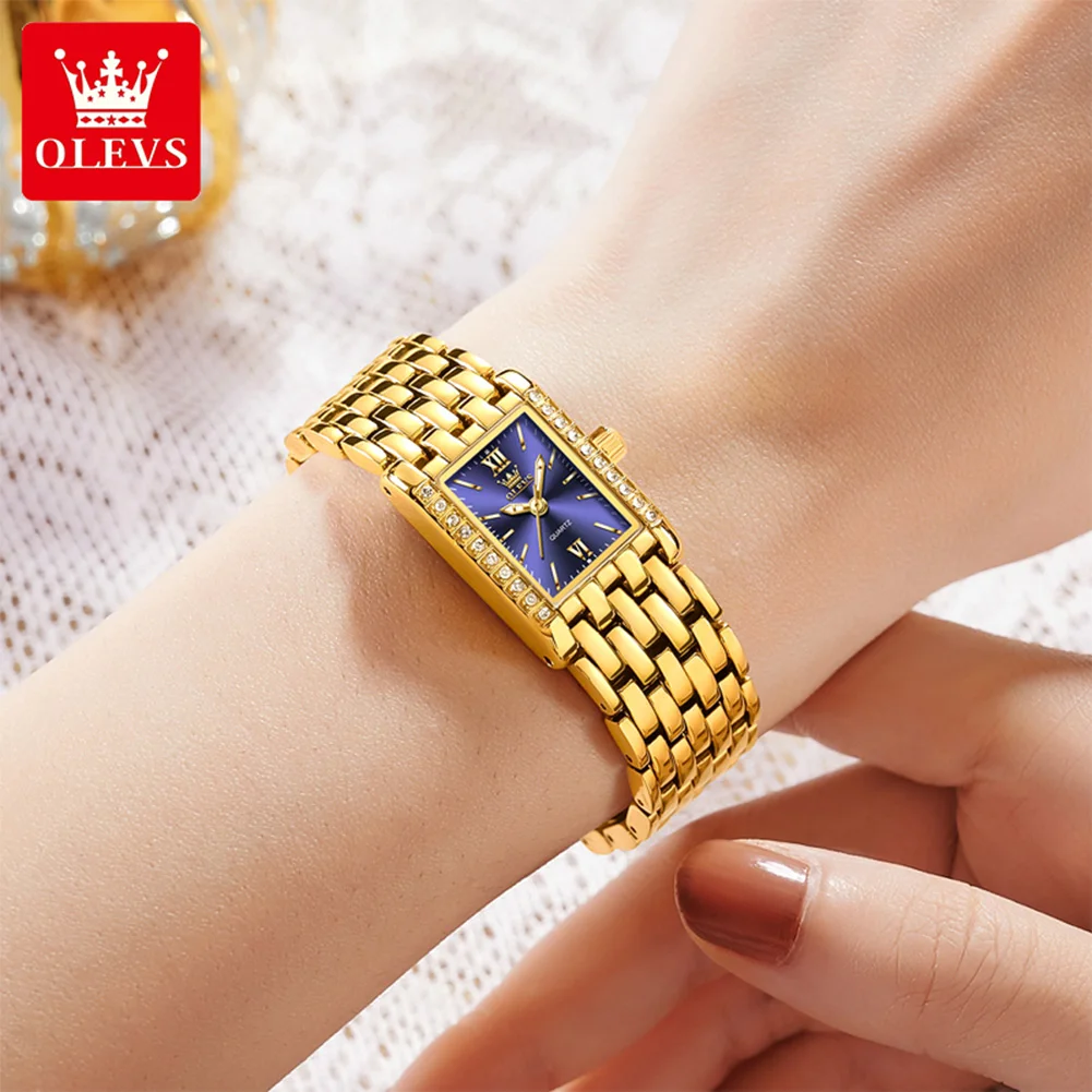 OLEVS 3700 Women's Watch Top Brand Luxury Fashion Quartz Watch For Women Original Waterproof Elegant Business Ladies Wristwatch