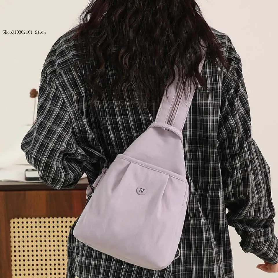 Teenage Girls Travel Nylon Water Bottle Bag Multi-Functional Waterproof Backpacks Chest Crossbody Shoulder Bags for Women