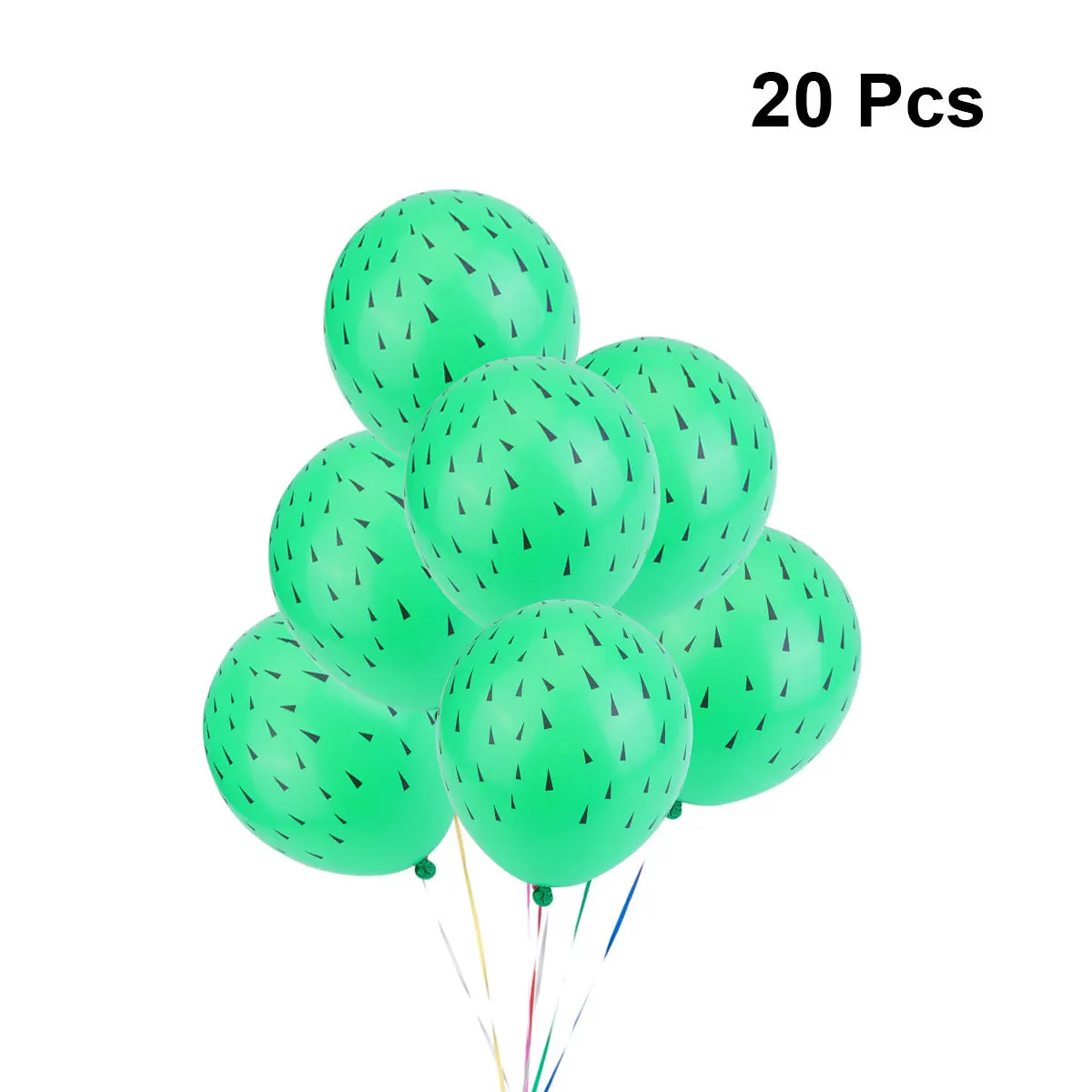 

20Pcs Cactus Balloons Set Hawaiian Tropical Party Creative Printed Latex Balloons Kit 12 Inches Party Supplies